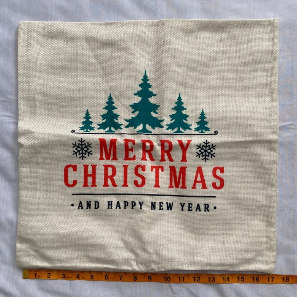 4‎ Pc Christmas Decorative Cushion Covers 17”x17”